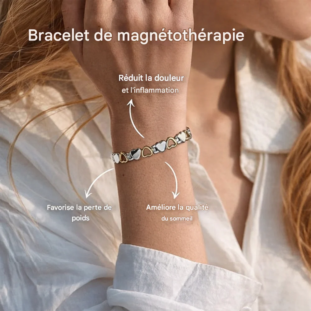 ⛓CZTICLE® Bracelet Magnétique Bien-Être ✨Relaxation · Meilleur Sommeil · Équilibre Intérieur - Image 2