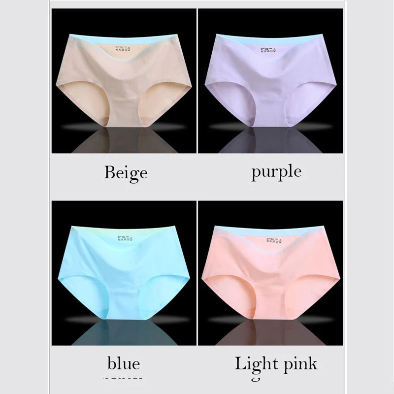 8Pcs Briefs for Women fashion sexy woman panties Solid seamless underpants cpanties for women cotton underwear girl knickers - Image 16
