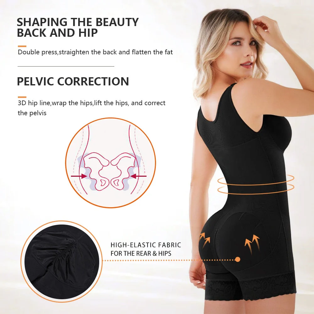 Fajas Colombianas Post Surgery Shapewear Compression Slimming Girdle Woman Flat Stomach Lace Shaper Skims Shorts Bodyshaper - Image 8