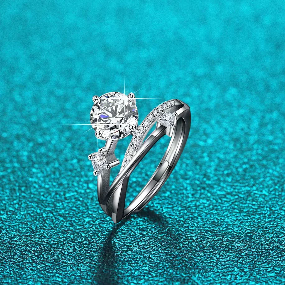 👩‍⚕️🔥 DERNIER JOUR -80% :👩‍⚕️ Bague de Magnétologie Lymphatique en Diamant CZTICLE®