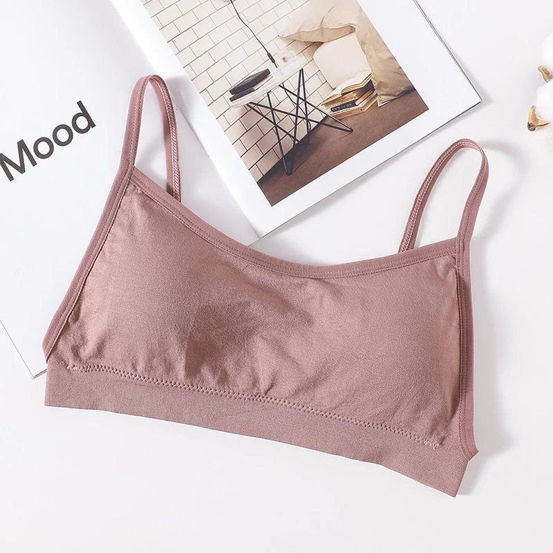 Women Sexy Crop Tops Tube Top Female Streetwear Sleeveless Camis Seamless Sports Lingerie Tee Bra Crop Top Bandeau Top Tank - Image 2